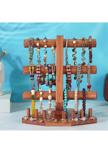 Katmanlı Masif Ahşap Kahverengi Mücevher Askısı Masif Ahşap Tabanlı Yüzük Saklama Kutusu Küpeler, Mücevher Askısı, Kolyeler, Yüzükler, Mücevher Kutusu (Yurt Dışından) fırsatları