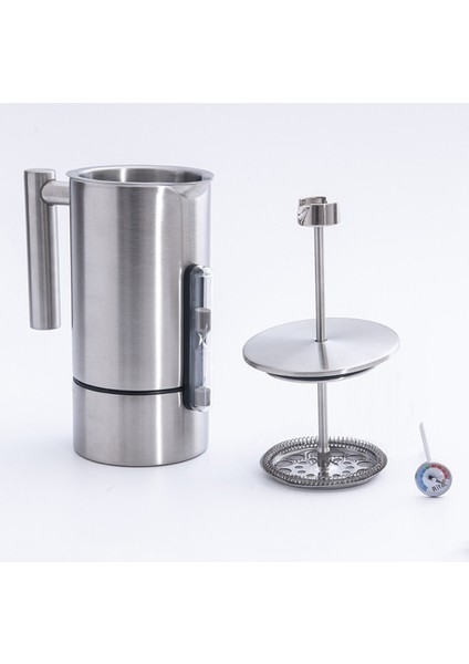 1200 ml Kahve Makinesi 304 Paslanmaz Çelik Kahve Makinesi Çift Duvar Fransız Basın Yalıtımlı Kahve ve Çay Demleme Potu Ev Için (Yurt Dışından)