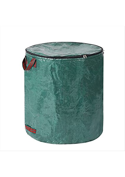 Kapaklı Bahçe Yaprağı Torbası Bahçe Yaprağı Çöp Toplama Torbası Yeniden Kullanılabilir Atık Torbaları Su Geçirmez ve Yırtılmaya Dayanıklı, B (Yurt Dışından)