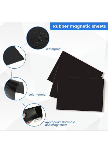 10 Adet Damga ve Kalıp Kesim Saklama Çantası, 10 Kauçuk Manyetik Levha, Kesme Kalıpları Şablonu Için Yeniden Kapatılabilir Kesim (Yurt Dışından) modelleri