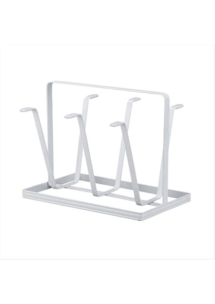 Dövme Demir Drenaj Bardak Tutucu Cam Şişe Kurutma Rafı Kahve Barı Düzenleyici Cam Kurutma Standı Bardak Kurutma Tutucu-B (Yurt Dışından)