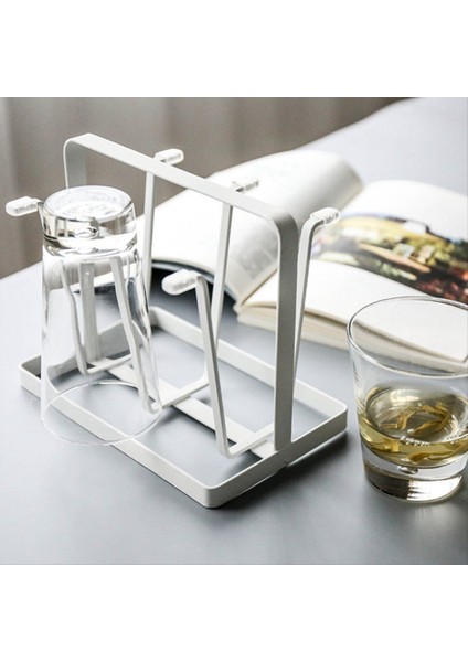 Dövme Demir Drenaj Bardak Tutucu Cam Şişe Kurutma Rafı Kahve Barı Düzenleyici Cam Kurutma Standı Bardak Kurutma Tutucu-B (Yurt Dışından) fırsatları