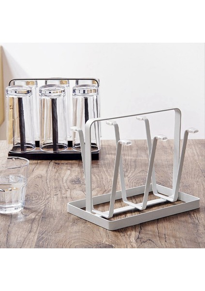 Dövme Demir Drenaj Bardak Tutucu Cam Şişe Kurutma Rafı Kahve Barı Düzenleyici Cam Kurutma Standı Bardak Kurutma Tutucu-B (Yurt Dışından) indirimleri