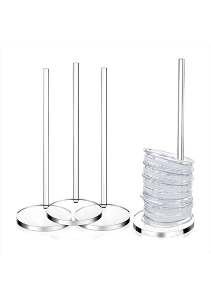 Dolap Alanından Tasarruf Sağlayan 3 Adet Akrilik Bardak Kapağı Düzenleyici Dikey Bardak Kapağı Tutucu Kapak Depolama Katlanabilir Tasarım (Yurt Dışından)