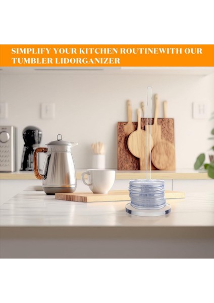 Dolap Alanından Tasarruf Sağlayan 3 Adet Akrilik Bardak Kapağı Düzenleyici Dikey Bardak Kapağı Tutucu Kapak Depolama Katlanabilir Tasarım (Yurt Dışından) modelleri