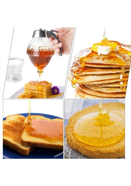 Meyve Suyu Şurubu Bardağı Sıkma Şişesi Saklama Kabı Standı Tutucu Arı Damlama Dağıtıcısı Su Isıtıcısı Bal Kavanozu Kap Mutfak (Yurt Dışından) indirimleri