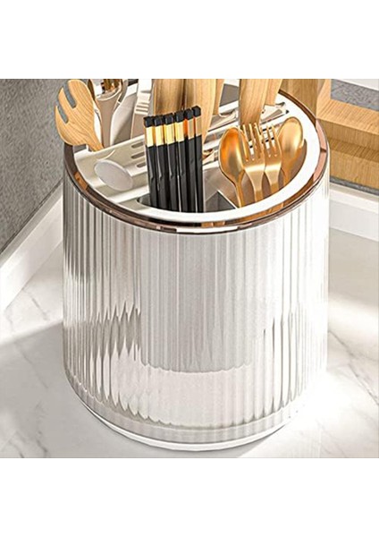 Döner Alet Kapasiteli Mutfak Eşyası Tutucusu, Çatal Bıçak Takımı ve Alet Saklama, Mutfak Için Pişirme Gereçleri Düzenleyici (Yurt Dışından) fiyatları