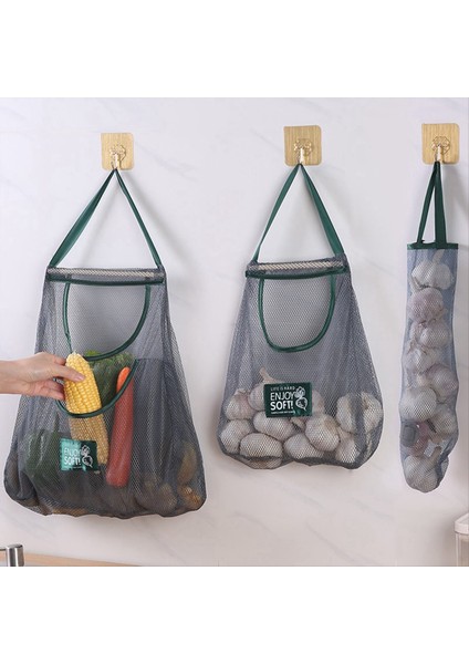 Yeniden Kullanılabilir Mutfak Askılı File Çanta Büyük Kapasiteli Ev Meyve Sebze Saklama No.2 (Yurt Dışından) modelleri