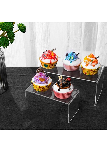 Akrilik Şeffaf U Şeklinde Saklama Rafı Akrilik Ayakkabı Rafı Bölücü Masaüstü Kozmetik Sergileme Rafı A (Yurt Dışından) fırsatları