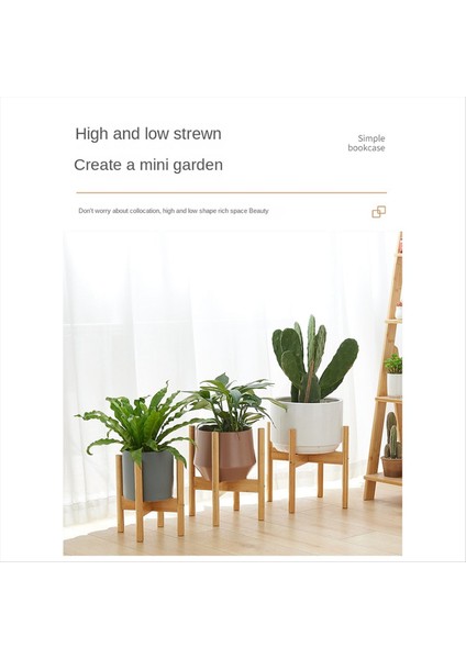 Bonsai Sergileme Standı Ahşap Saksı Standı Bitki Ahşap Standı Ev Dekorasyonu Bahçe Malzemeleri, Xl (Yurt Dışından)