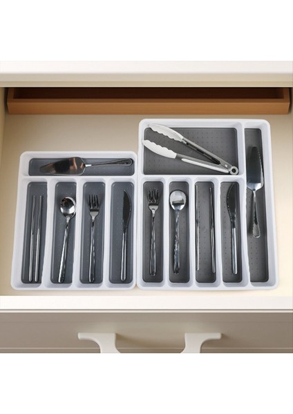 Çatal Bıçak Saklama Bıçağı Çatal Tepsisi Çekmece Sofra Düzenleyici Kaşık Plastik Çatal Bıçak Ayırma Saklama Bloğu Tutucu (Yurt Dışından) fırsatları