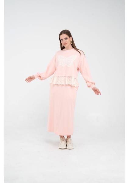 Dantel Detaylı Ikili Takım K8068