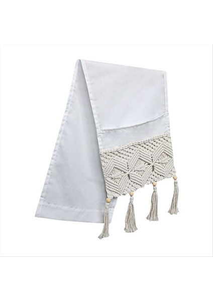 Makrome Kanepe Kol Dayama Düzenleyici Uzaktan Kumanda Tutucu Kanepe Başucu Koltuk Saklama Sepeti Dergi, Kitap Çantası (A) (Yurt Dışından) fırsatları