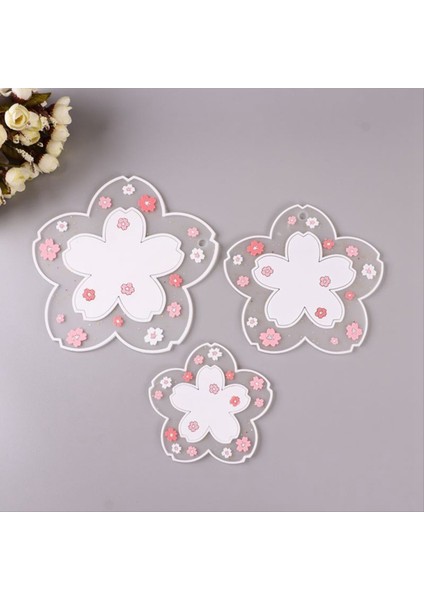 Sakura Çay Fincanı Altlığı Sakura Bardak Altlığı Yalıtımı Çay, Süt, Kupa, Içecek Bardak Altlıkları Pembe (Yurt Dışından) fiyatları