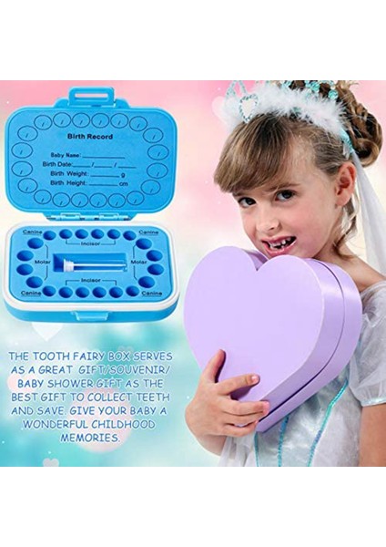 Çocuklar Için Bebek Dişleri Saklama Kutusu Diş Saklama Kutusu Çocuk Dişleri Saklama Tutucu Bebek Dişleri Düzenleyici Yaprak Dökmeyen Dişler Kutusu (Yurt Dışından) fırsatları