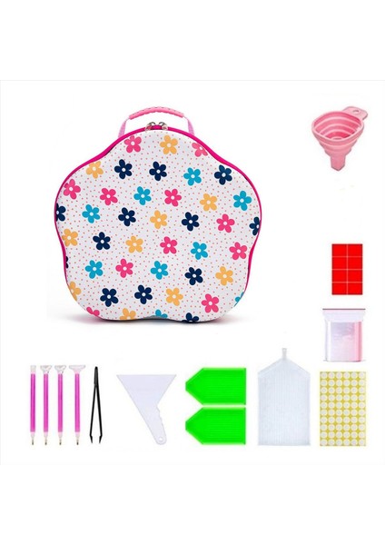 Elmas Boyama Saklama Kapları, Darbeye Dayanıklı, Elmas Boyama Aksesuarlarıyla Birlikte Taşınabilir Elmas Sanat Düzenleyici Yuvaları (Yurt Dışından)