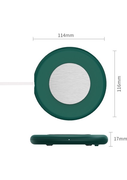 Masa Için Kahve Isıtıcı, Kupa Isıtıcı, Kahve Süt Çay Için Kahve Fincanı Isıtıcı, USB Isıtıcı Isıtma Plakası (Yeşil) (Yurt Dışından) indirimleri
