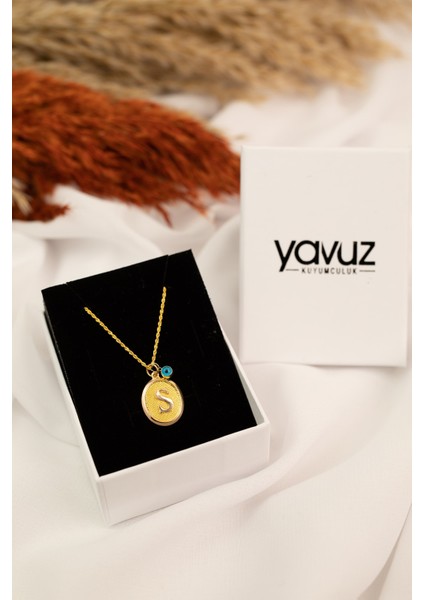 Altın Nazar Boncuklu Harf Kolye indirimleri