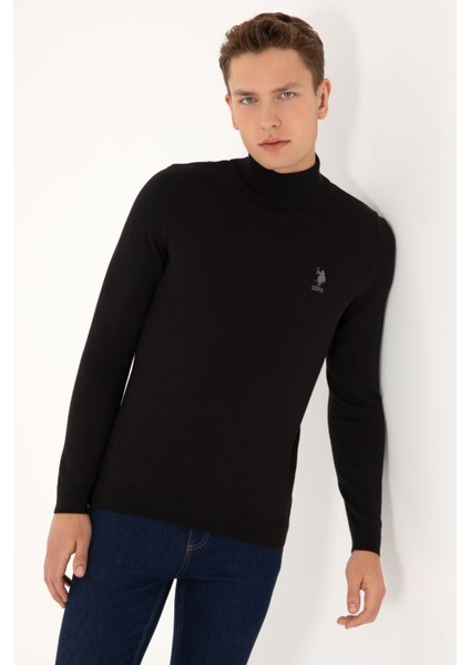 Erkek Siyah Kazak /triko 50307783-VR046 modelleri