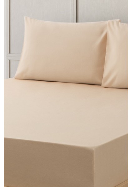 %100 Pamuk Tek Kişilik Lastikli Çarşaf Yastık Kılıfı Seti (2 Parça) - 100X200 cm - 120X200 cm fiyatları