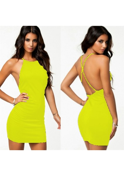 Beruflic B101050 Sırt Dekolteli Mini Elbise indirimleri