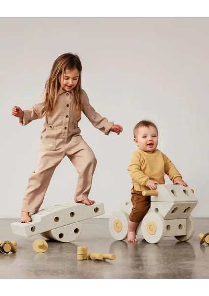 Dreamer Set - Kum Grisi Bal Sarısı M-Set-Dre-Sg-Hy