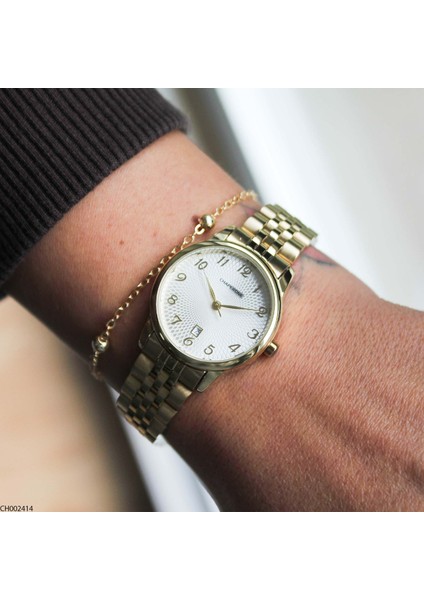 CH002414 Çelik Kordonlu Kadın Kol Saati modelleri