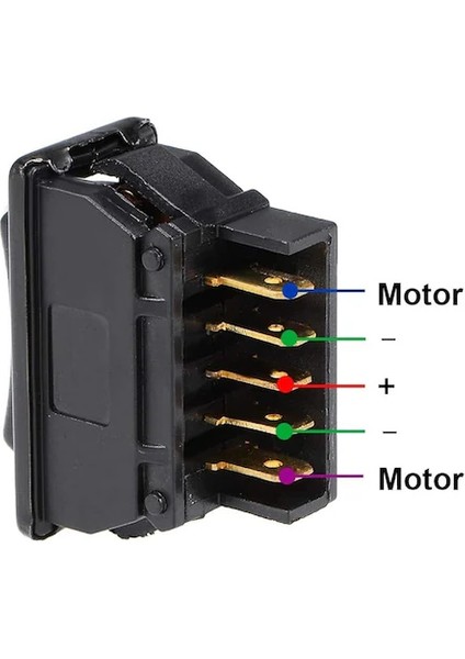 Oklu Cam Düğmesi Anahtarı Kırmızı Işıklı 5 Pinli Üniversal fiyatları
