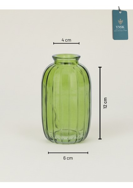 3'lü Minimalist Dekor Cam Vazo, Oda Kokusu Şişesi, Modern Dekor Vazo