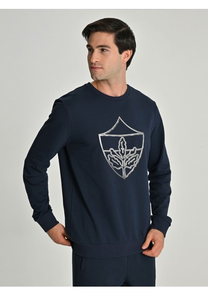 Erkek Trıbun Metalik Detaylı Sweat modelleri