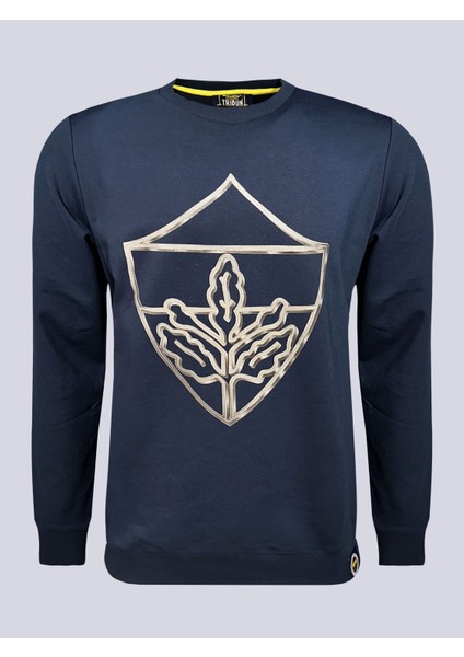 Erkek Trıbun Metalik Detaylı Sweat