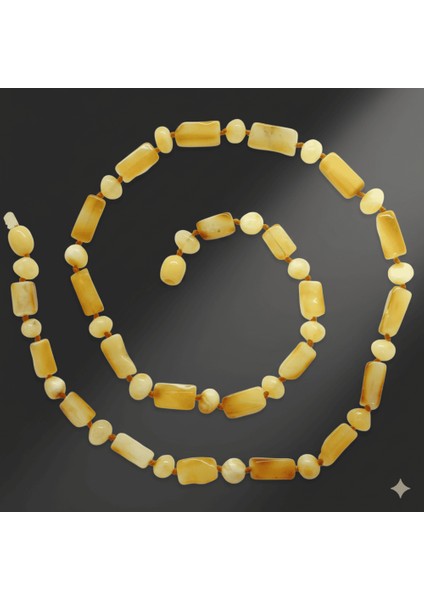 Doğal Form Bal Beyaz Renkli Hakiki Damla Kehribar Erkek Kolye fırsatları