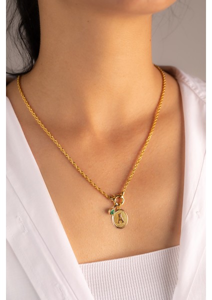 Altın Burgu Zincir Harf Kolye Simit Kilit fiyatları