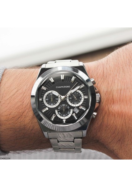 CH002254 Çelik Kordonlu Erkek Kol Saati
