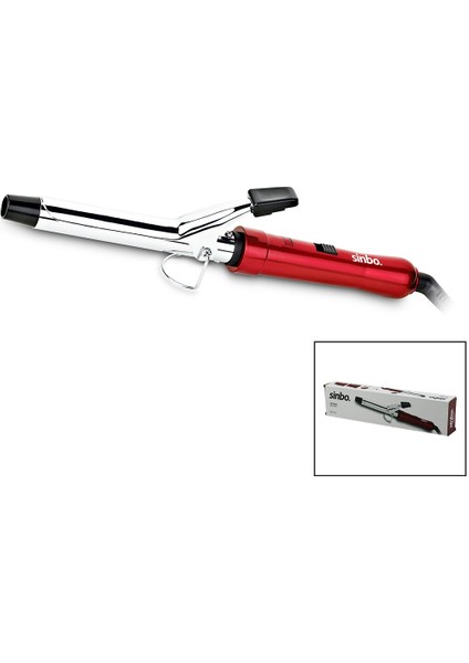 Kırmızı Saç Maşası - Şekillendirici Ptc Isıtıcı - 200 Derece Sıcaklık 360 Derece Dönebilen Kablo 30W SHD-7032 (5131)