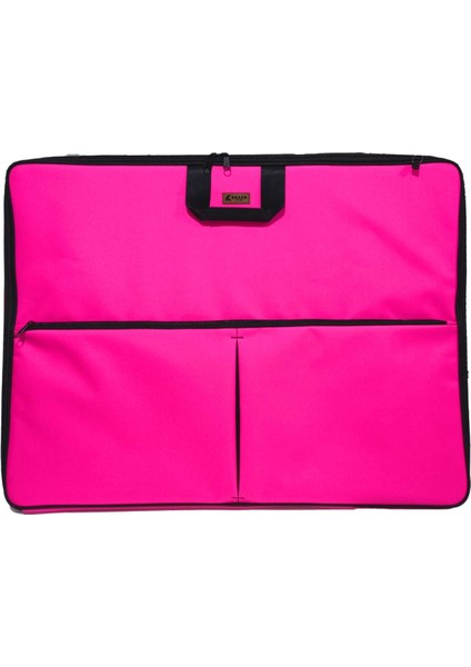Proje Çantası Körüklü 55X75 Kumaş Pembe Pckx-07