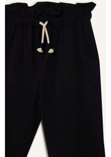 Kız Çocuk Beli Lastikli Cepli Jogger Eşofman Altı Z8779A625SM