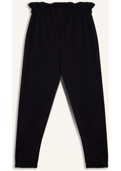 Kız Çocuk Beli Lastikli Cepli Jogger Eşofman Altı Z8779A625SM