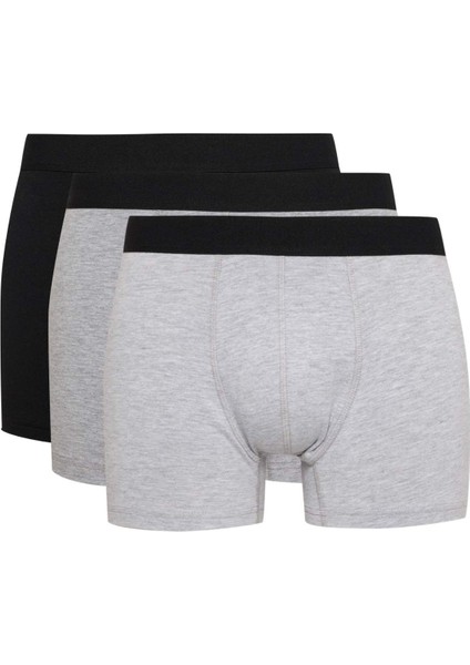 Regular Fit 3'lü Boxer