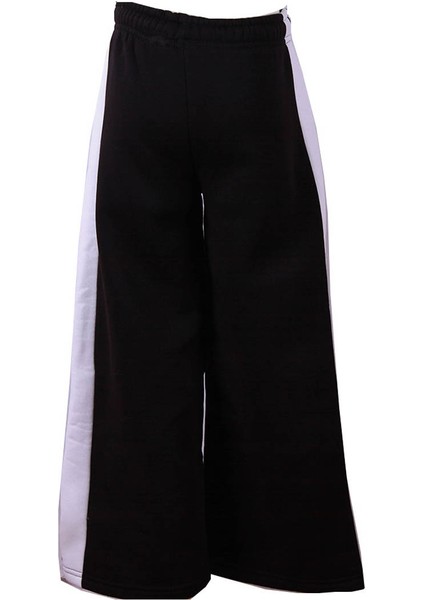 Yan Tek Şerit 3 Ip Siyah Kız Çocuk Eşofman Altı 7383 modelleri