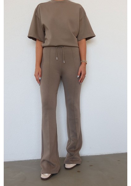 Ispanyol Paça Önden Dikişli Pantolon fırsatları