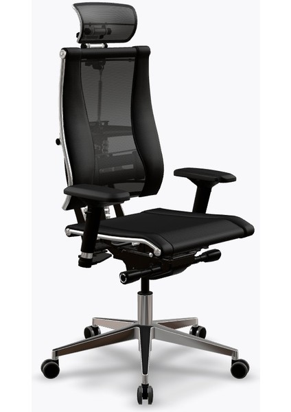 Yoga Ergonomik Koltuk | Bel Destekli, Tekerlekli, Yükseklik Ayarlı, Deri Yönetici Koltuğu - A4.3.15.139