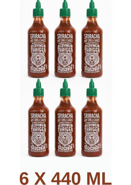 Srıracha 6 Adet Suree Cryıng Thaıger Sriracha Extra Hot Chilli Sauce 484 G