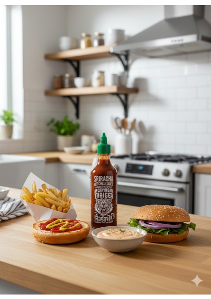 Srıracha 6 Adet Suree Cryıng Thaıger Sriracha Extra Hot Chilli Sauce 484 G modelleri