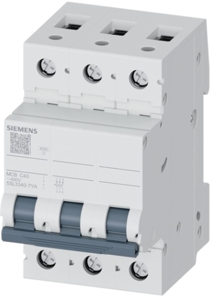 5SL3340-7YA C Tipi 3 Faz 40A 4.5ka Otomatik Sigorta