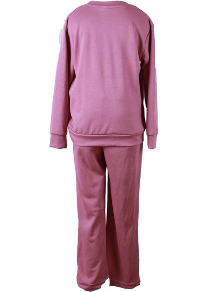 Pudra Kız Çocuk Alt-Üst Takım O Yaka Modal modelleri