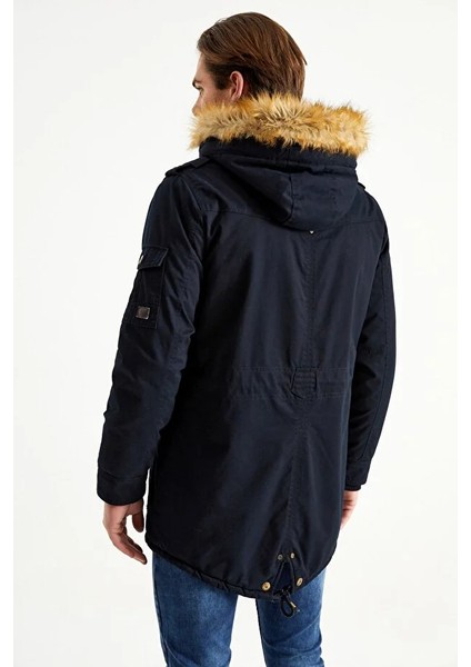 Erkek Siyah Dik Yaka Şişme Suni Deri Mont fırsatları