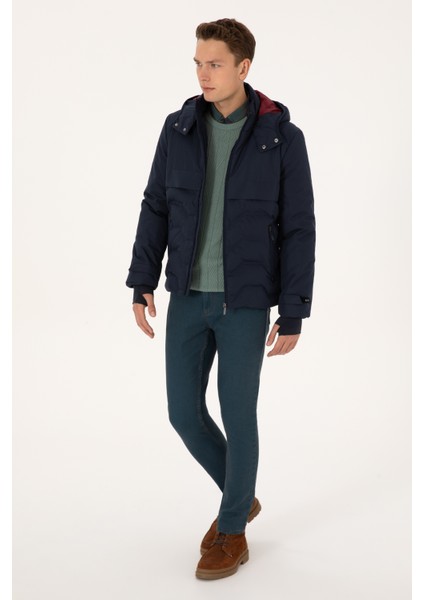 Erkek Lacivert Mont 50311636-VR033 fırsatları