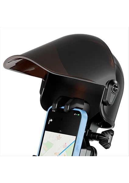 Telefon Tutucu Visor Kask Güneşlik Motosiklet Gideri Telefon Tutucu Ayarlanabilir Güneşlik Yağmur Geçirmez Güvenlik Artışı (Yurt Dışından) fiyatları