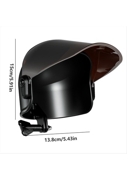 Telefon Tutucu Visor Kask Güneşlik Motosiklet Gideri Telefon Tutucu Ayarlanabilir Güneşlik Yağmur Geçirmez Güvenlik Artışı (Yurt Dışından) fırsatları